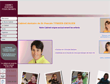 Tablet Screenshot of dr-pascale-tyssier-esculier-chirurgiens-dentistes.fr